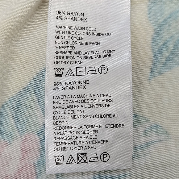 TOMMY Bahama Dress Womens XS Floristic Approach Midi Sleeveless - Picture 6 of 10